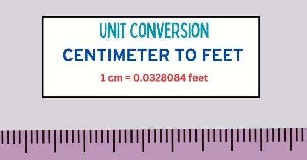 Centimeter to feet Image